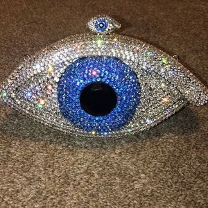 SWAROVSKI CRYSTAL EYE CLUTCH